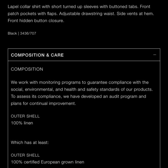 ZARA NWT 100% Linen Shirt Size M - Picture 6 of 6